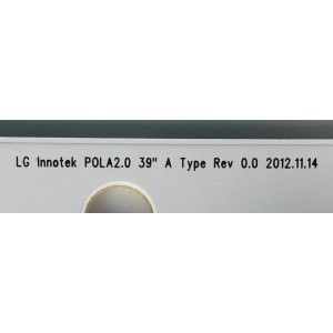 KIT DE LEDS LG (INCOMPLETO SOLO 7 PIEZAS) / NUM DE PARTE POLA2.0 39" A TYPE REV 0.0 / LG INNOTEK POLA2.0 39" B TYPE REV 0.0 / B1DCP / B2DCP / U2P060b / PANEL'S T390HVN02.2 / HC390DUN-VCFP1 / MODELOS 39LA6 / 39LN5 / MAS MODELOS EN DESCRIPCIÓN